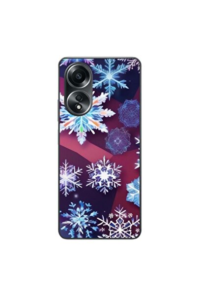 OEM Husa compatibila cu Oppo A58 4G Silicon Gel Tpu Model Fulgi de Gheata