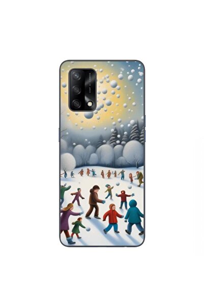 OEM Θήκη συμβατή με Oppo A74 4G από σιλικόνη gel TPU με σχέδιο Παιδιά που παί...