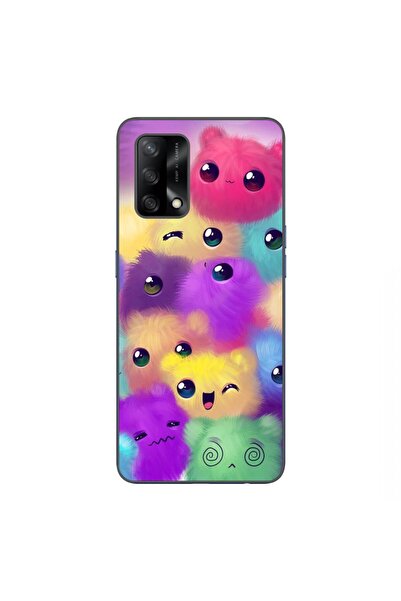 OEM Husa compatibila cu Oppo A74 4G Silicon Gel Tpu Model Pufosi Colorati