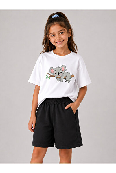 VODEXA T-Shirt and Shorts Set for Boys and Girls, 100% Cotton, Summer Comfort...