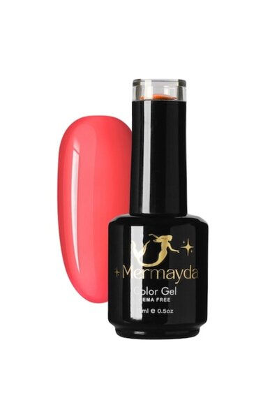 Mermayda Semi-permanent Nail Polish, Hema Free, ColorGel Coral Dream, Coral, ...