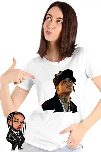 OEM Μάσκα Σκι Slump God Ραπ Στυλ Γυναικείο Μπλουζάκι