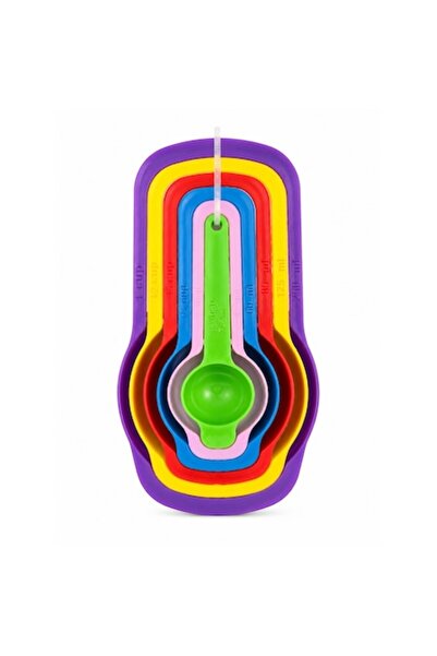 OEM Set de 6 căni de măsurare pentru bucătărie, din plastic fără BPA, ideal p...
