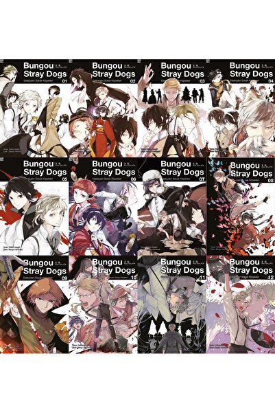 Gerekli Şeyler Yayıncılık BUNGOU STRAY DOGS 1-2-3-4-5-6-7-8-9-10-11-12 SET (K...
