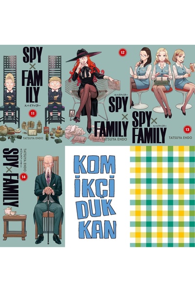 Gerekli Şeyler Yayıncılık SPY X FAMILY 11-12-13-14 SET (KD 4 KİTAP + AYRAÇ HE...