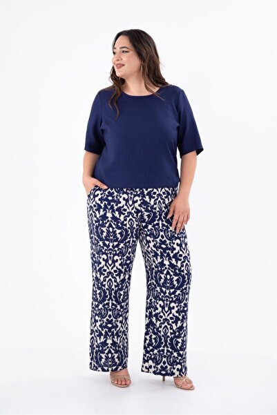 Roxxlen Pantaloni de damă mărimi mari