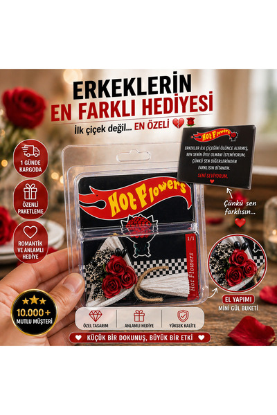 hot flowers Erkek sevgiliye erkek arkadaşa çiçek anlamlı hediye buket solmaz ...