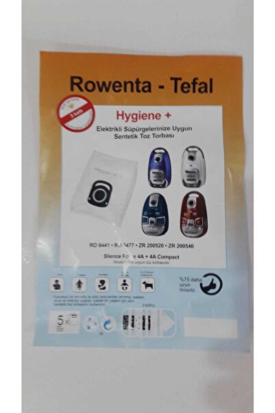 famous Rowenta Hygiene+ Compatible Vacuum Cleaner Bag