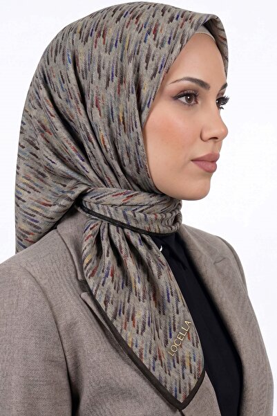 hadiora Women's Mink Striped Organic Cotton Soft Scarf
