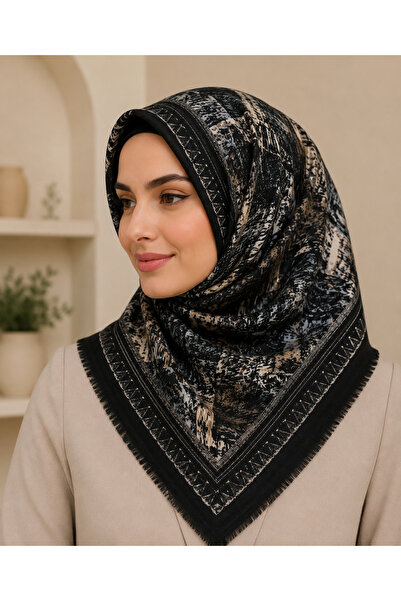 Butik Kaliteli Yüzde 95 Pamuk Eşarp Yazma