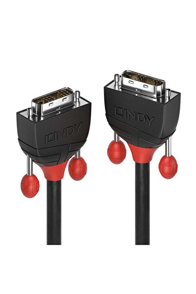 LİNDY DVI-D Single Link Kabel Black Line 1m