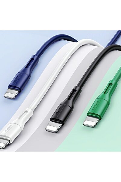 Usams Kabel USB USB-A - Lightning 1 m Niebieski (SJ500USB03)