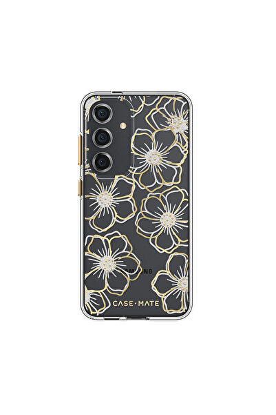 Case-Mate Pietre Florale - Husă Samsung Galaxy S24 (Auriu)