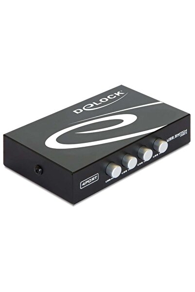 DELOCK Comutator USB 4 intrări -> 1 ieșire