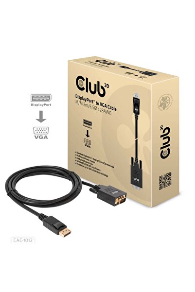 Club 3D Club3D Cablu DisplayPort > VGA St/St 2m retail