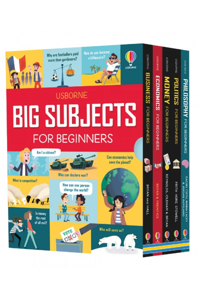 Usborne Collection 5 Big Subjects For Beginners Box Set Books