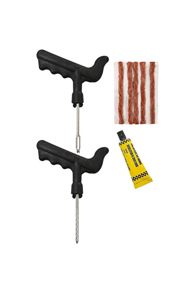 SGTT Kit de reparare anvelope, kit de reparare pană pentru anvelope, 8 piese