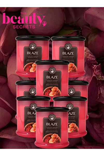 The Beauty Secrets 8 Pieces Blaze Scented Candle 500grams