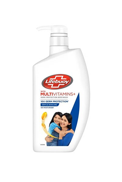 LİFEBUOY Germ Protection Bodywash Gentle skincare with Multivitamins 10X Germ...
