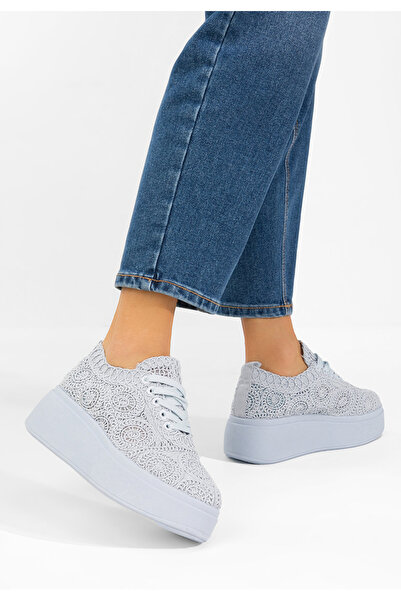 B T Shoes Sneakers cu platformă Anneira albastri
