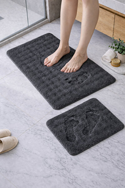 Bikaya Home Artos 2-Piece Toilet Set |   Soft Texture & Non-Slip Sole |   Sty...