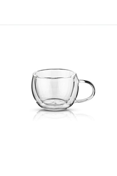 CEPHOME 6-Piece Double Glazed Layered Glass Mug - Double Glazed Coffee Cup