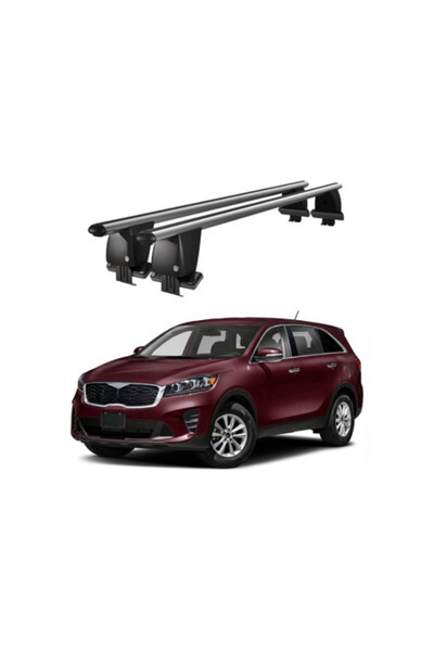 OEM Bare transverse portbaggage aluminium compatible plafon net kia sorento u...