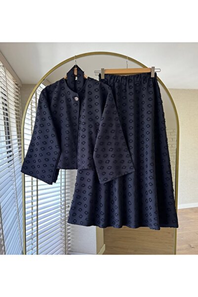 MODA VEDAT Women's Trendy Suit with Waist Belt