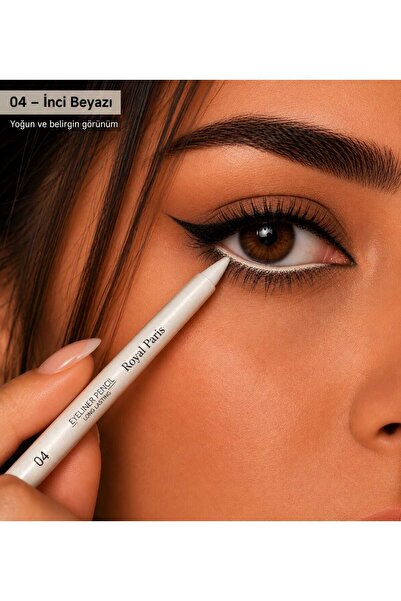 Rosse 1 Adet Suya Dayanıklı Eyeliner Kalemi | Yoğun Pigment & Kalıcı Görünüm