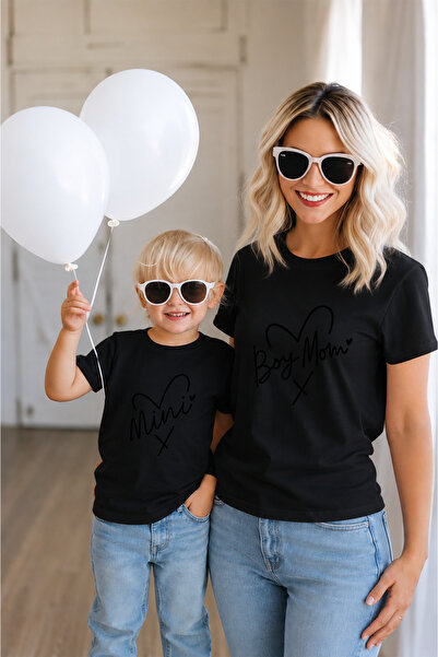 LORVEX Mother-Daughter - Son Combination T-Shirt 100% Cotton Oversize Family ...
