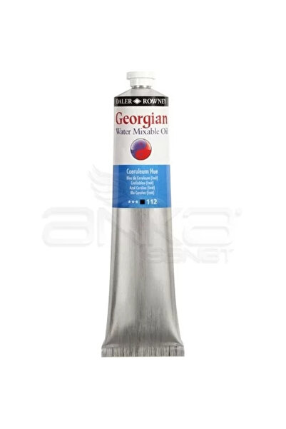 Daler Rowney Georgian Water Mixable Oil Su Bazlı Yağlı Boya 200ml 112 Coerule...