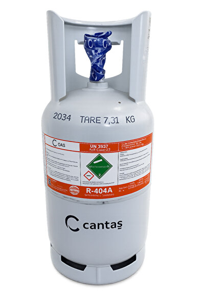 CANTAŞ R-404A Soğutucu Gaz 10.9 KG Endüstriyel Klima ve Soğutma Gazı