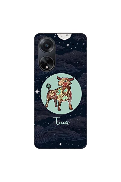 OEM Θήκη συμβατή με Oppo A98 5G Σιλικόνης Gel TPU με σχέδιο Ωροσκόπιο Ταύρος