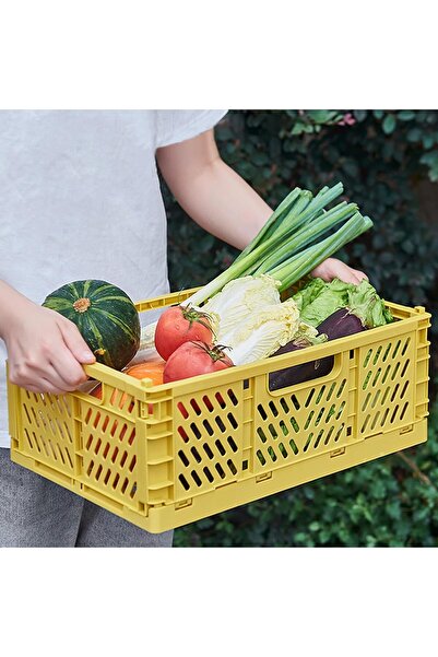 MADE IN CHINA Pack of 2 Storage Baskets Storage Boxes Plastic Folding Boxes F...