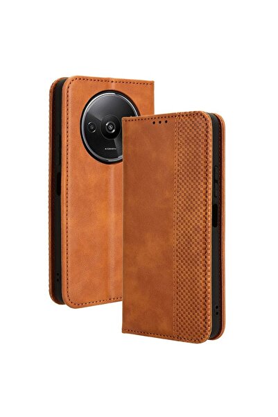 sscase Retro Θήκη Βιβλίο Brown (Xiaomi Redmi A3)