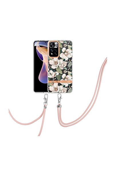 sscase Flowers Series θήκη με Λουράκι Green Gardenia (Xiaomi Redmi Note 11 Pr...
