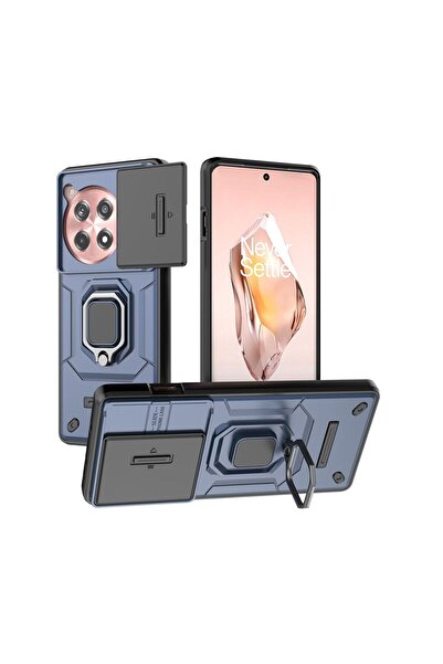 sscase Sliding Camshield Σκληρή Θήκη με Δαχτυλίδι Blue (OnePlus 12R 5G)