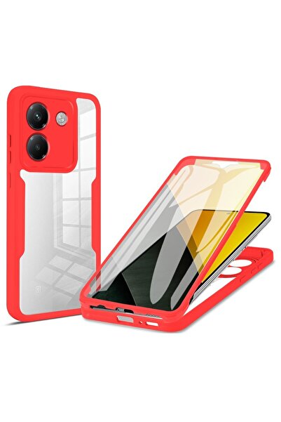 sscase 360 Degrees Coverage Σκληρή Θήκη Red (Xiaomi Poco M7 Pro 5G)