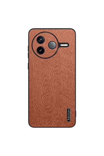 sscase Wood Σκληρή Θήκη Brown (Xiaomi Poco F7 Pro 5G)