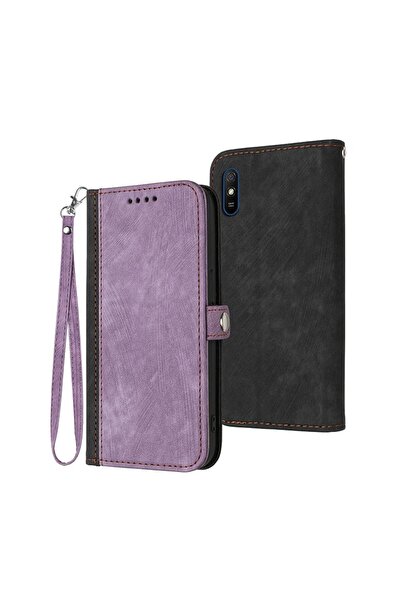 sscase Double Buckle Θήκη Πορτοφόλι Purple (Xiaomi Redmi 9A)