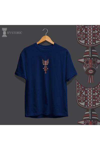 Hystoric Wear African Mask Printed Oversize T-Shirt