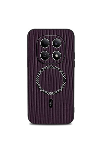 sscase Triangle Texture Magsafe Σκληρή Θήκη Purple (Xiaomi Redmi Note 15 4G)