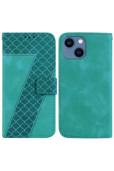 sscase Seven Wallet Green (Apple iPhone 15 Plus)