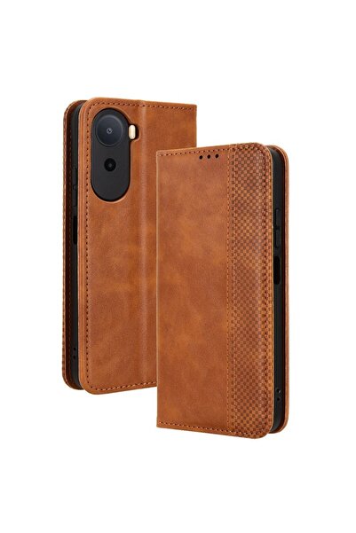 sscase Retro Θήκη Βιβλίο Brown (Xiaomi Redmi A7 Pro 4G)