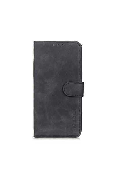 sscase Horizontal Flip Leather Θήκη Πορτοφόλι Black (Realme 8/8 Pro)