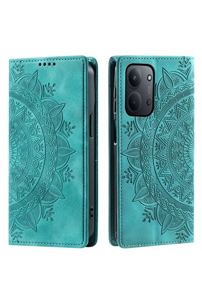 sscase Mandala Flower Θήκη Βιβλίο Mint Green (Xiaomi Redmi 15C 4G-5G / Poco C...