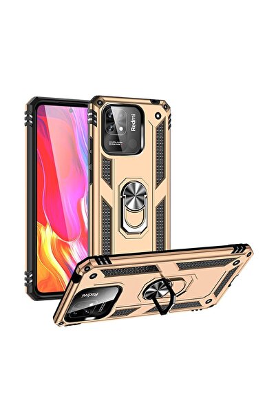 sscase 360 Degree Rotating Holder Σκληρή Θήκη με Δαχτυλίδι Gold (Xiaomi Redmi...