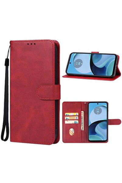 sscase Basic Θήκη Πορτοφόλι Red (Motorola Moto G14)