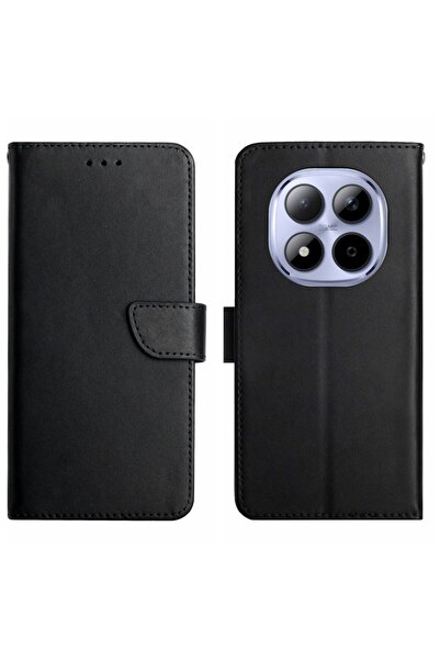 sscase Δερμάτινη Θήκη Πορτοφόλι Black (Xiaomi Redmi Note 15 Pro 5G)