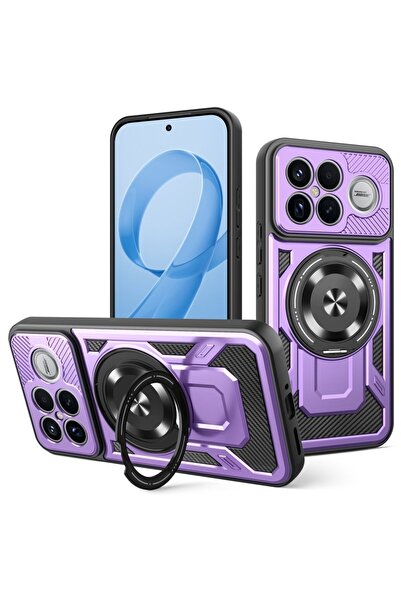 sscase Dynamic MagSafe Σκληρή Θήκη με Δαχτυλίδι Purple (Xiaomi Poco F8 Ultra 5G)